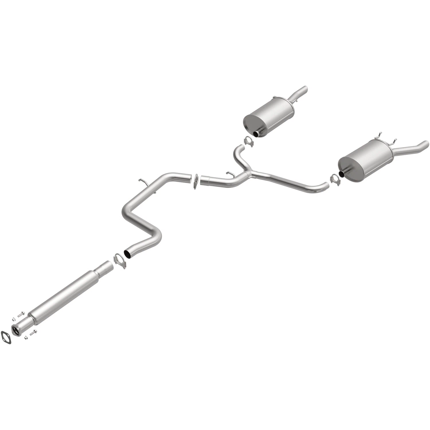 Fits 2006-2011 Chevrolet Impala Direct-Fit Replacement Exhaust System 106-0206